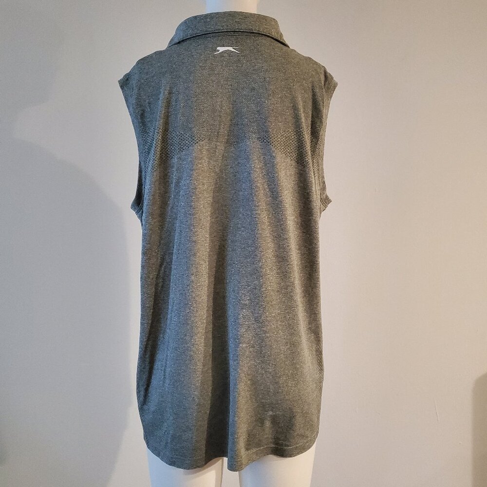 Slazenger Grey Unisex Collared Golf Sleeveless Tank Size XL